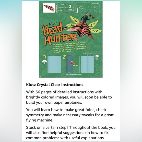 The Klutz Book of Paper Airplanes / How Do Airplanes Fly? - Picture 9 of 16